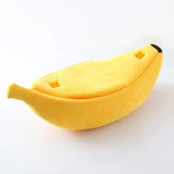 Tragbares Bananen-Haustierbett