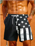 Badehose für Herren mit Flaggenmotiv
