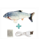 Katzen USB Ladegerät Interaktives Spielzeug Fisch