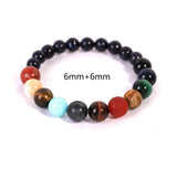 Armband "Acht Planeten" mit Natursteinen