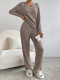 Strick Zweiteiler Outfit