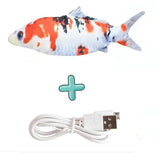 Katzen USB Ladegerät Interaktives Spielzeug Fisch