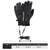 Elektrisch beheizbare Touchscreen-Handschuhe
