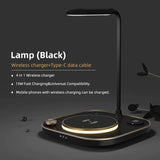 Schreibtischlampe mit 4-in-1-Schnellladegerät