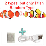 Katzen USB Ladegerät Interaktives Spielzeug Fisch