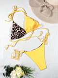 Ellolace Leopard Zweiteiliger Bikini