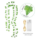 Grüne Blatt Lichterkette