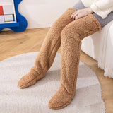 Winter Schenkelhohe Socken