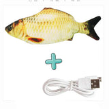 Katzen USB Ladegerät Interaktives Spielzeug Fisch