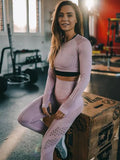 Nahtloses Yoga-Set für Damen