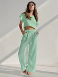 2-teiliges Set lose Pyjamas für Damen
