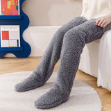 Winter Schenkelhohe Socken