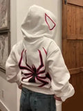 Gothic-Kleidungstrend Reißverschluss-Hoodies