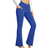 Yoga-Leggings mit ausgestelltem Bein