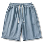 Kurze Baumwoll-Sweatshorts im Used-Look für den Sommer