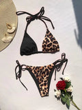 Ellolace Leopard Zweiteiliger Bikini