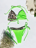 Ellolace Leopard Zweiteiliger Bikini