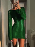 Puloru Sexy Strickkleid mit Cutouts