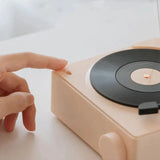 Neuer Retro-Vinyl-Wireless-Bluetooth-Lautsprecher-Radiowecker