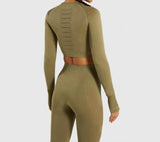 Nahtloses Yoga-Set für Damen