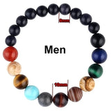 Armband "Acht Planeten" mit Natursteinen