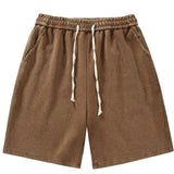 Kurze Baumwoll-Sweatshorts im Used-Look für den Sommer
