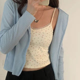 Lässiges gestricktes Damen-Tanktop
