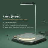 Schreibtischlampe mit 4-in-1-Schnellladegerät