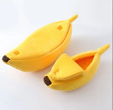 Tragbares Bananen-Haustierbett