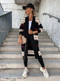 Damen Streifenpullover Freizeit