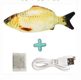 Katzen USB Ladegerät Interaktives Spielzeug Fisch
