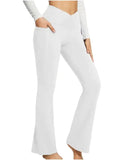 Yoga-Leggings mit ausgestelltem Bein