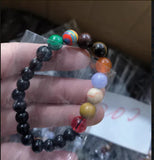 Armband "Acht Planeten" mit Natursteinen