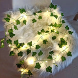 Grüne Blatt Lichterkette