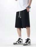 Kurze Baumwoll-Sweatshorts im Used-Look für den Sommer