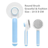 Pumpkin Pet Brush, Self Cleaning Slicker Brush