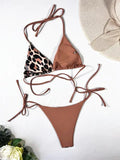 Ellolace Leopard Zweiteiliger Bikini