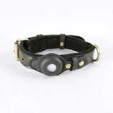 Lederhalsband für Hunde mit Verlustschutz