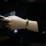 Armband "Acht Planeten" mit Natursteinen
