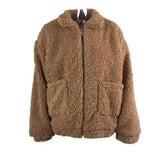 Oversized Kunstpelzjacke