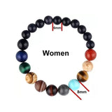 Armband "Acht Planeten" mit Natursteinen