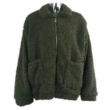 Oversized Kunstpelzjacke