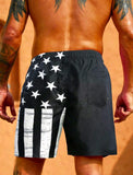Badehose für Herren mit Flaggenmotiv