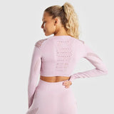 Nahtloses Yoga-Set für Damen