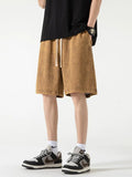 Kurze Baumwoll-Sweatshorts im Used-Look für den Sommer