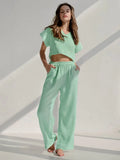 2-teiliges Set lose Pyjamas für Damen