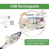 Katzen USB Ladegerät Interaktives Spielzeug Fisch