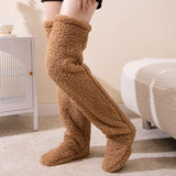 Winter Schenkelhohe Socken