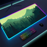 Rutschfeste RGB-Gaming-Mausmatte