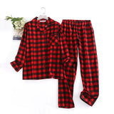 Damen Schlafanzug-Sets aus Baumwollflanell